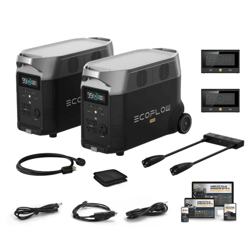 EcoFlow Delta PRO Portable Solar Generator Bundle - ShopSolar
