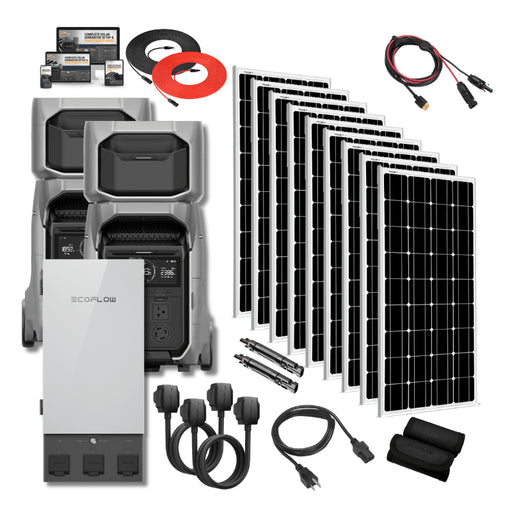 EcoFlow DELTA [PRO 3] Dual Kits + Choose Your Custom Bundle Option | Complete Solar Kit - ShopSolar.com