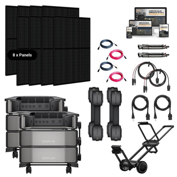 EcoFlow DELTA Pro Ultra Dual Complete Solar Kit