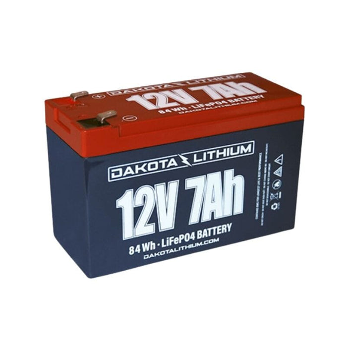 Dakota Lithium 12V 7Ah | Deep Cycle LiFePO4 Battery | Lithium Solar Battery - ShopSolar.com