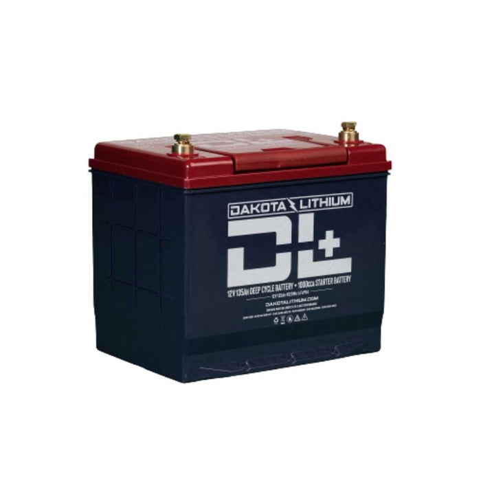 Dakota Lithium DL+ 12V 135AH Dual Purpose 1000CCA Starter Battery Plus Deep Cycle Performance - ShopSolar.com