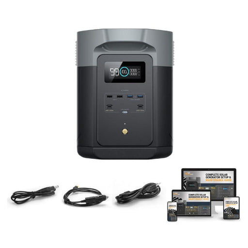 EcoFlow DELTA 2 [MAX] - 2,400W / 2,048Wh Portable Power Station + Choose Your Custom Bundle | Complete Solar Kit | 2023 DELTA MAX Model - ShopSolar.com