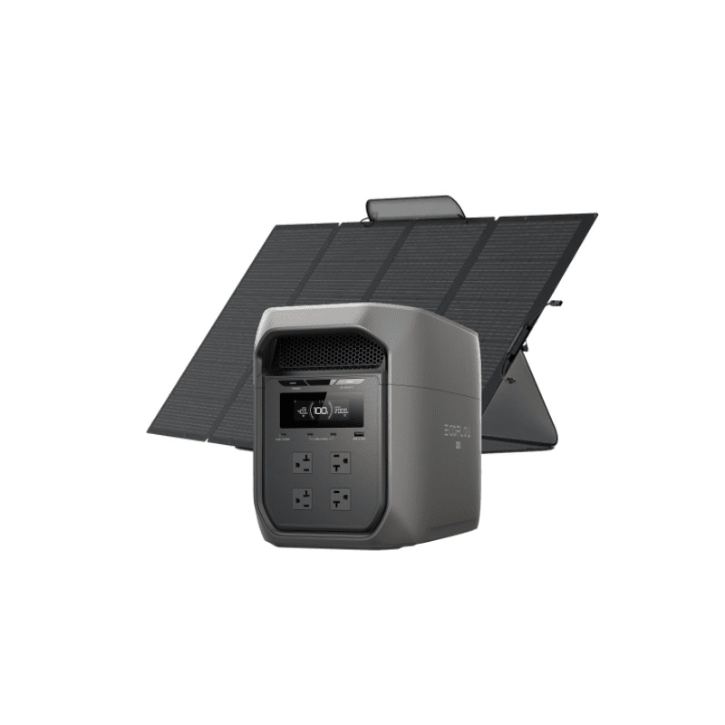 EcoFlow DELTA 3 Max – 2,048Wh / 2,400W Portable Power Station + Choose Custom Solar Panel Bundle Option | 5-Year Warranty | Complete Solar Kit - ShopSolar: Complete Solar Kits + Lifetime Customer Support