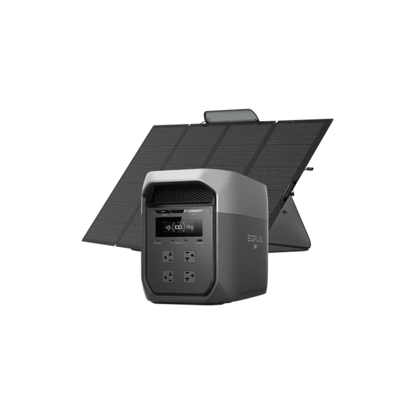 EcoFlow DELTA 3 Max – 2,048Wh / 2,400W Portable Power Station + Choose Custom Solar Panel Bundle Option | 5-Year Warranty | Complete Solar Kit - ShopSolar: Complete Solar Kits + Lifetime Customer Support