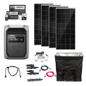 EcoFlow DELTA 3 Max Plus – 2,048Wh / 3,000W Portable Power Station + Choose Custom Solar Panel Bundle Option | 5-Year Warranty | Complete Solar Kit - ShopSolar: Complete Solar Kits + Lifetime Customer Support