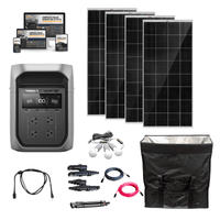 DELTA 3 MAX PLUS Basecamp Kit [4 x 200W Rigid Solar Panel + EMP Bag]