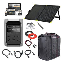 Ecoflow DELTA 3 PLUS - 1,800W / 1,024Wh Portable Power Station + Choose Custom Solar Panel Bundle Option | 5-Year Warranty | Complete Solar Kit - ShopSolar.com