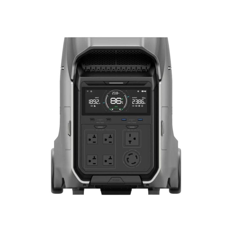 EcoFlow DELTA PRO 3 - 4,096Wh / 4,000W Portable Power Station + Choose Custom Solar Panel Bundle Option | 5-Year Warranty | Complete Solar Kit - ShopSolar.com