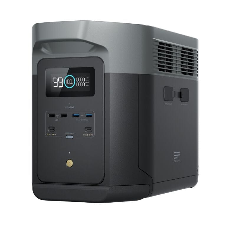 EcoFlow DELTA 2 [MAX] - 2,400W / 2,048Wh Portable Power Station +