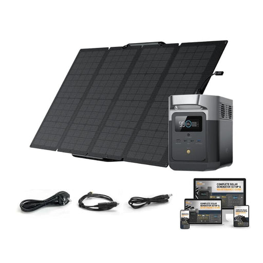 EcoFlow DELTA [Mini] 882wH / 1400W Portable Power Station + Choose Your Custom Bundle | Complete Solar Kit - ShopSolar.com