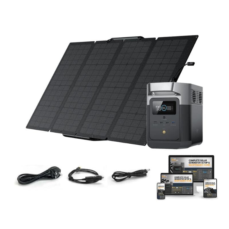 EcoFlow DELTA [Mini] 882wH / 1400W Portable Power Station + Choose Your  Custom Bundle | Complete Solar Kit