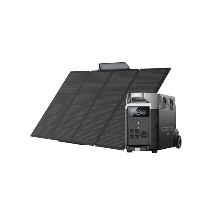 EcoFlow DELTA Pro With Extra Battery 7200Wh 3600W Solar Generator + 200W  Rigid Monocrystalline Solar Panels Kit - Off Grid Stores
