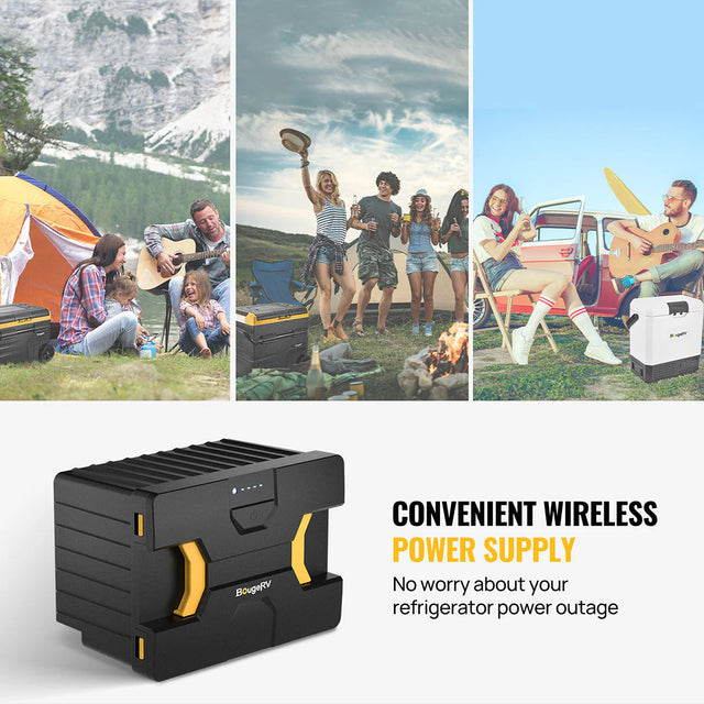 BougeRV Rocky Dual Zone 12V Portable Fridge - ShopSolar.com