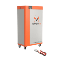 Mammoth [PRO] 48V [23.5kWh] Lithium Battery Bank On Wheels | Designed & Assembled In USA | 10-Year Warranty | Stack up to 8 Units - ShopSolarKits.com