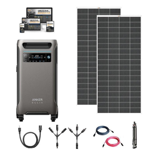 Anker SOLIX F3800 - 3,840Wh / 6,000W Solar Power Station | 120/240V + Choose Your Custom Bundle | Complete Solar Kit - ShopSolar.com