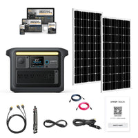 Anker SOLIX C1000X 1056Wh / 1800W Portable Power Station + Choose Your Custom Bundle | Complete Solar Kit - ShopSolar.com