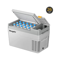 CRPRO25 26 Quart 12V Portable Car Fridge Freezer White - ShopSolar.com