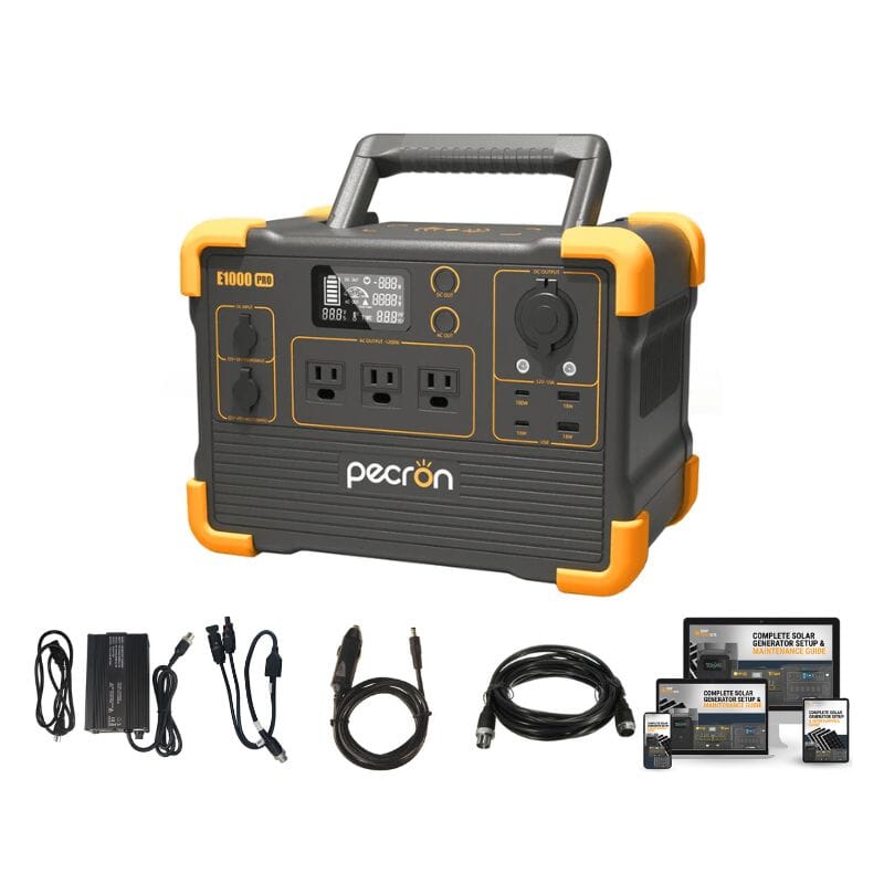 Pecron E1000 Pro Portable Power Station - ShopSolar.com