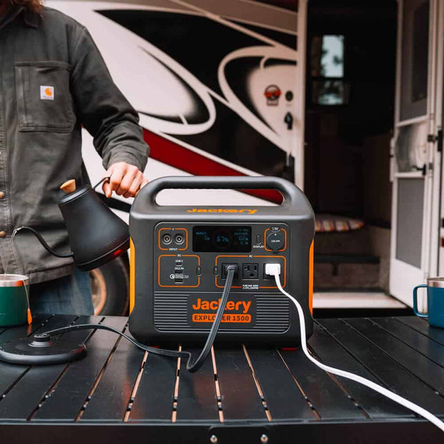 Jackery 1500 Explorer Portable Power Station 1,534Wh / 1,800W Lithium Solar Generator - ShopSolarKits.com