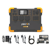 Pecron E2000LFP [Expandable] 2000W / 1,920Wh Portable Power Station + Choose Your Custom Bundle | Complete Solar Generator Kit| Up to 8064Wh Capacity - ShopSolar.com