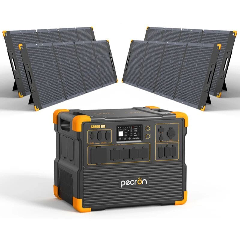 E3600LFP + 4 x PV300 Solar Panel