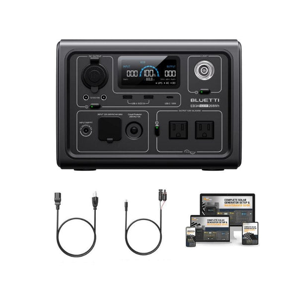 Bluetti EB3A Complete Solar Kit