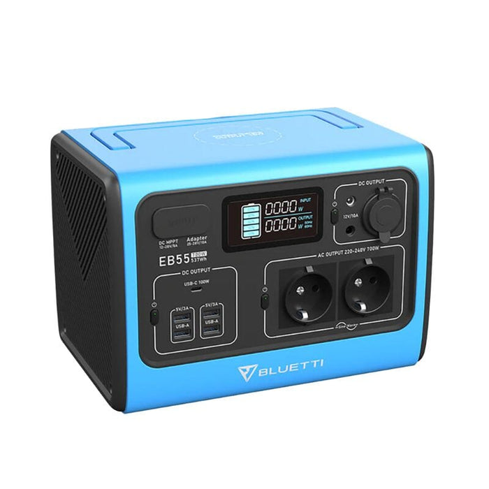 Bluetti Eb55 Portable Power Station With Solar Panel 700w 537wh Solar  Station Generator Lifepo4 Battery Emergency Camping Supply - Solar  Inverters - AliExpress
