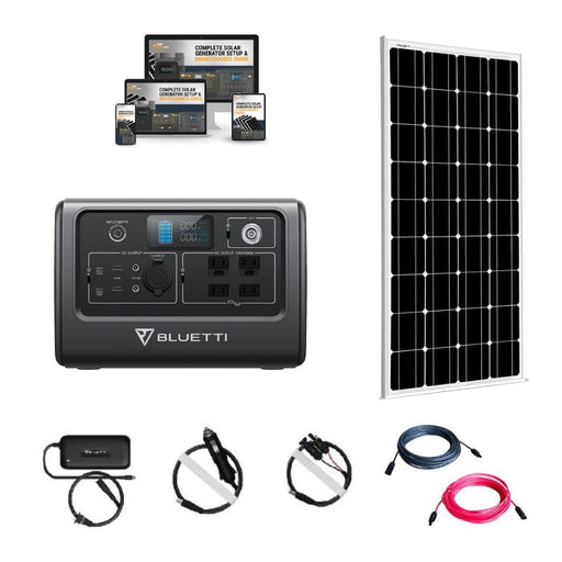 Bluetti EB70S 800W / 716Wh Solar Generator Solar Kits - Portable Power Station + Choose Your Custom Bundle | Complete Solar Generator Kit - ShopSolar.com