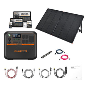 BLUETTI Premium 200 [AC200PL] Portable Power Statio | Complete Solar Generator Kit | 3,500 Cycles | 5‑Year Warranty | Choose Your Bundle - ShopSolar: Complete Solar Kits + Lifetime Customer Support