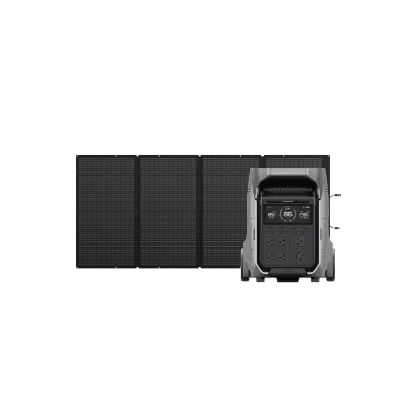 EcoFlow DELTA PRO 3 - 4,096Wh / 4,000W Portable Power Station + Choose Custom Solar Panel Bundle Option | 5-Year Warranty | Complete Solar Kit - ShopSolar: Complete Solar Kits + Lifetime Customer Support