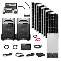 DUAL DELTA PRO Smart Home Kit [8 x 200W Rigid Panels + Smarthome Panel]