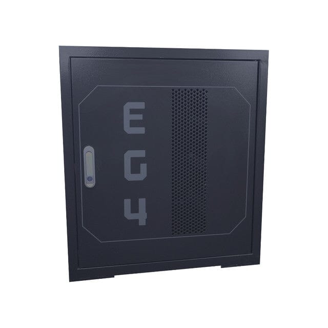EG4 Enclosed Battery Rack [Pre-Assembled] | 3 Slot | Wheels Included - ShopSolar.com