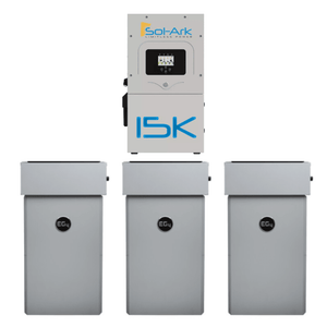 Sol-Ark 15K WallMount AllWeather ESS | 14.3kWh Lithium Wall Mount Battery + Hybrid Inverter Bundle | 10-Year Warranty - ShopSolar.com