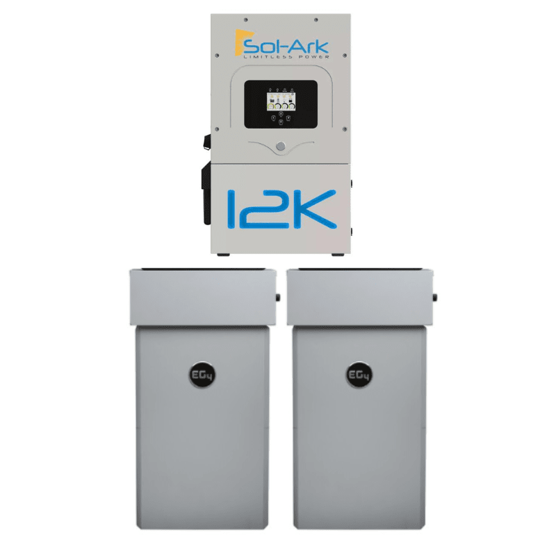Sol-Ark 12K Wallmount Allweather ESS | 14.3kWh Lithium Wall Mount Battery + Hybrid Inverter Bundle | 10-Year Warranty - ShopSolar.com