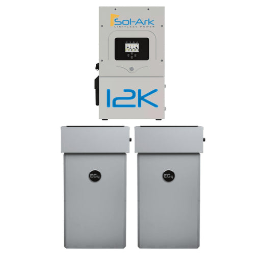 Sol-Ark 12K PowerPro ESS | 14.3kWh Lithium Wall Mount Battery + Hybrid Inverter Bundle | 10-Year Warranty - ShopSolar.com