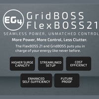 EG4 FlexBOSS21 Hybrid Inverter | 48V Split Phase | 21kW PV Input - ShopSolar.com