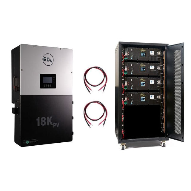 EG4 18KPV Hybrid Inverter System Bundle - [20.48 kWh - 61.44kWh] EG4 Lithium Powerwall