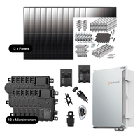 Enphase / Roof Rack - Standard / 12 x 400W Solar Panels