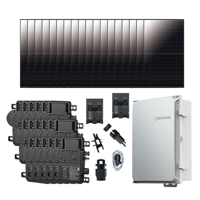 7.92kW Complete Grid-Tied Solar Kit - Enphase or APsystems Microinvert ...