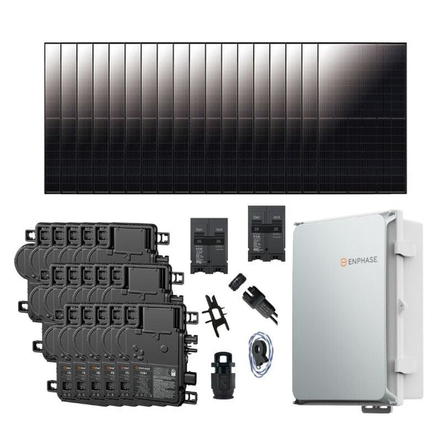 Complete Grid-Tie Solar Kit - 7.11kW ~ 7.2kW Solar w/ Microinverters | 18 x Solar Panels [MIK-PLUS] - ShopSolar.com