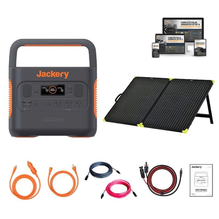 Jackery Explorer 2000 [PRO] | 2,200W / 2,160Wh Portable Power Station +  Choose Your Custom Bundle | Complete Solar Kit