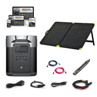 EcoFlow DELTA [MAX] Solar Kits - 2,400W / 2,016Wh Portable Power Station + Choose Your Custom Bundle | Complete Solar Generator Kit - ShopSolar.com