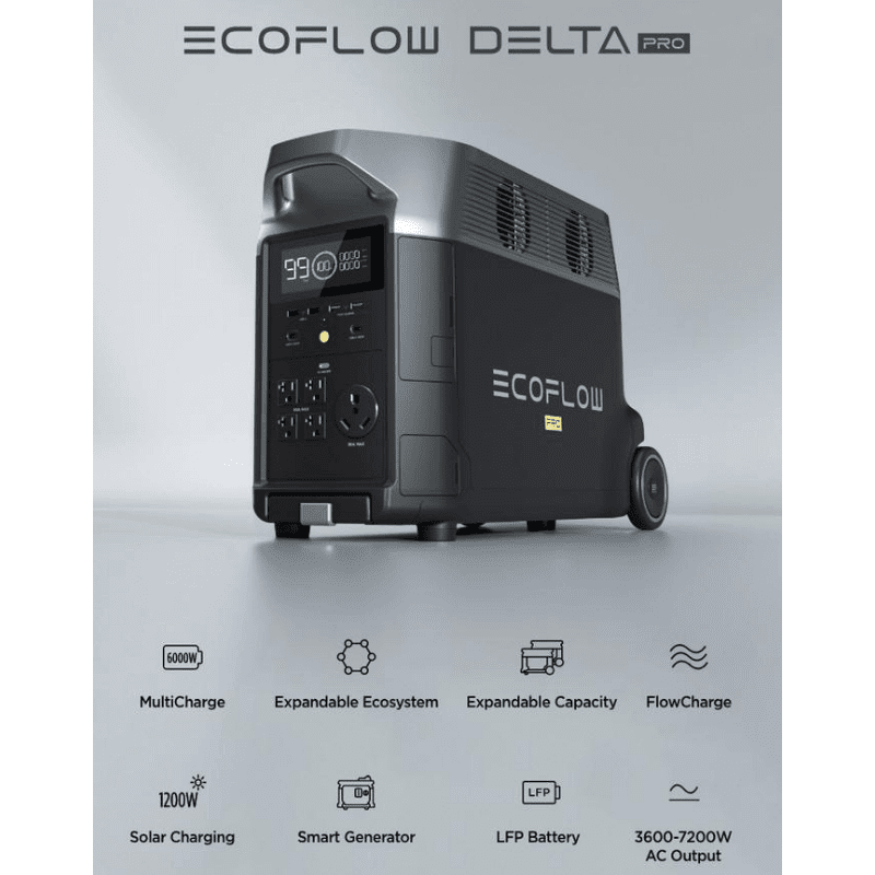 EcoFlow Delta PRO Portable Solar Generator Bundle - ShopSolar EcoFlow Delta PRO Portable Solar Generator Bundle - ShopSolar