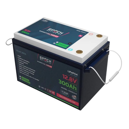 Epoch 12V 105Ah, 300Ah or 460Ah | Heated & Bluetooth | LiFePO4 Battery Essentials - ShopSolar.com