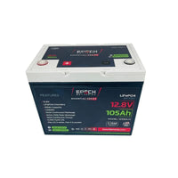 Epoch 12V 105Ah, 300Ah or 460Ah | Heated & Bluetooth | LiFePO4 Battery Essentials - ShopSolar.com