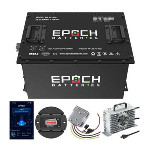 Epoch 48V 100Ah (Club Car) Lithium (LiFePO4) Golf Cart Battery - Complete Kit - ShopSolar.com