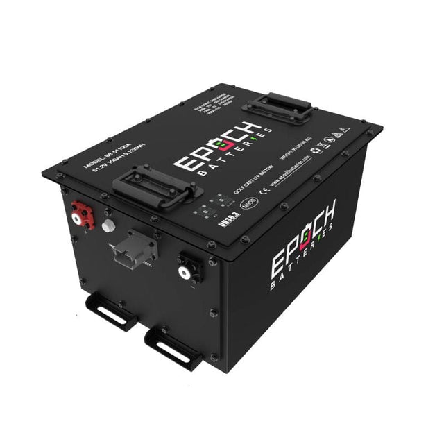 Epoch 48V 100Ah (Club Car) Lithium (LiFePO4) Golf Cart Battery - Complete Kit - ShopSolar.com