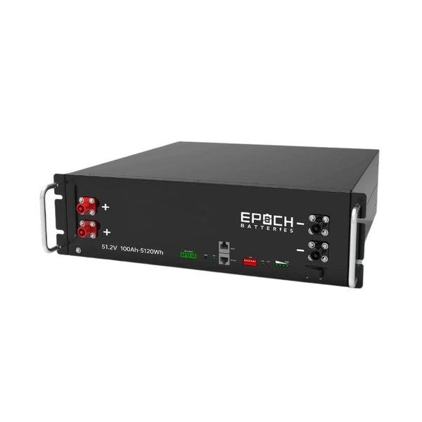 Epoch 48V 100Ah 5.12kWh - Self-Heating Server Rack Lithium Battery