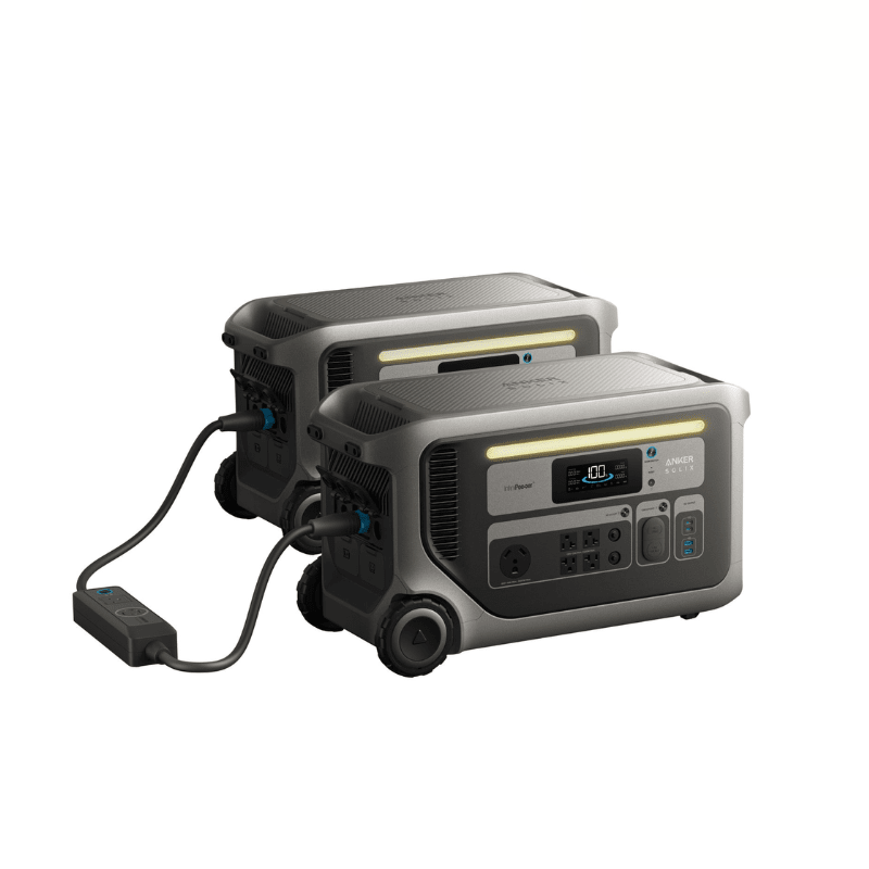 Anker SOLIX F3000 Portable Power Station | 3,072Wh / 3,600W | 2,400W Solar Input | Expandable to 12,288Wh | 5-Year Warranty - ShopSolar: Complete Solar Kits + Lifetime Customer Support