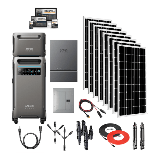 Anker F3800 Solutions: Smart Home Power Back-up Kit + Choose Your Custom Bundle | Complete Solar Kit - ShopSolar.com